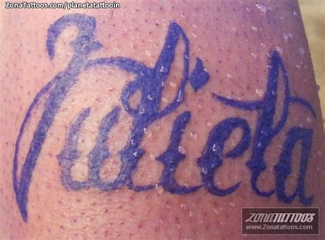 Tatuaje De Julieta Nombres Letras