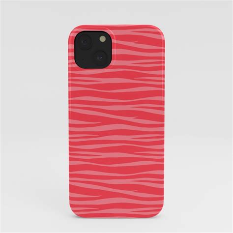 Zebra Print Coral Macaroon Iphone Case By Silverpegasus Society