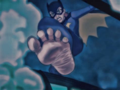 Batgirl Bare Foot Attack By Pepecoco On Deviantart