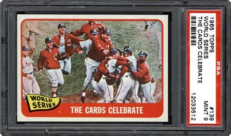 1965 Topps World Series The Cards Celebrate Psa Cardfacts®