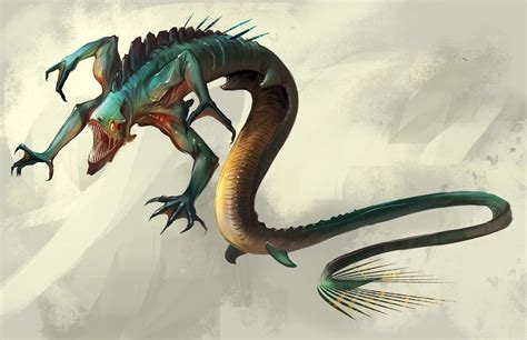 Leviathan Sea Monster Art Creature Concept Art Creature Concept