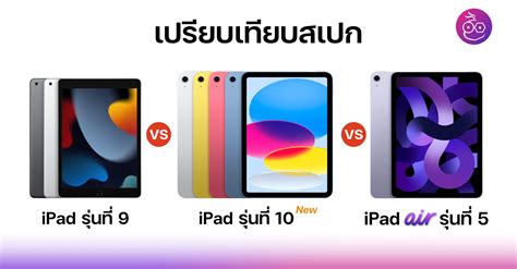 Compare The Specification Difference Ipad Gen 10 With Ipad Gen 9 Ipad