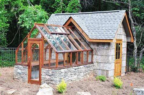 This Tudor Style Gable End Attached Greenhouse Is One Of My Favorites