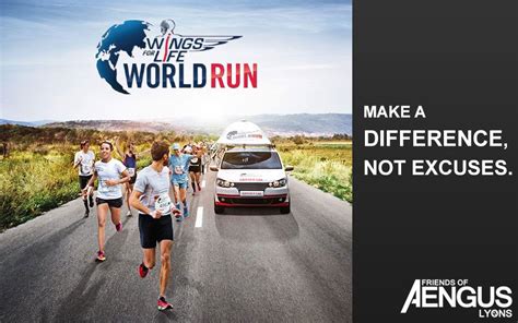 100% of your entry fee goes directly to the nonprofit wings for life foundation to help fund spinal cord research. Wings for Life World Run - Friends of Aengus