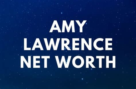 Amy Lawrence Net Worth Salary Cbs Height Biography Famous People Today