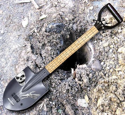 A Burning Designer Custom Bass Guitar From Hell Or The Farm