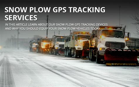 Snow Plow Gps Tracking Services Gps Leaders