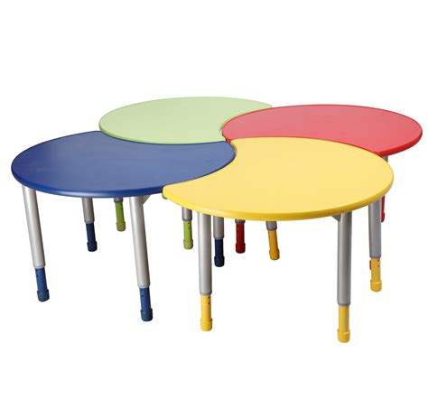 Height Adjustable Splittable Kids Table Kindergarten Furniture China