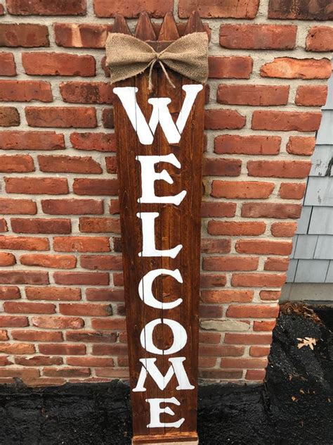 Welcome Signs Rustic Welcome Signs Outdoor Welcome Sign Etsy