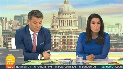 gmb s susanna reid told you are not piers during clash with edwina currie watch hello