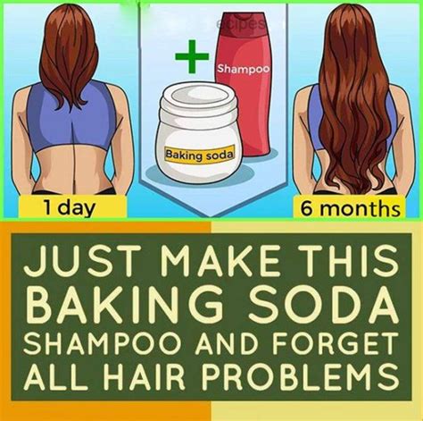 baking soda shampoo it will make your hair grow like it is magic bestquickrecipes