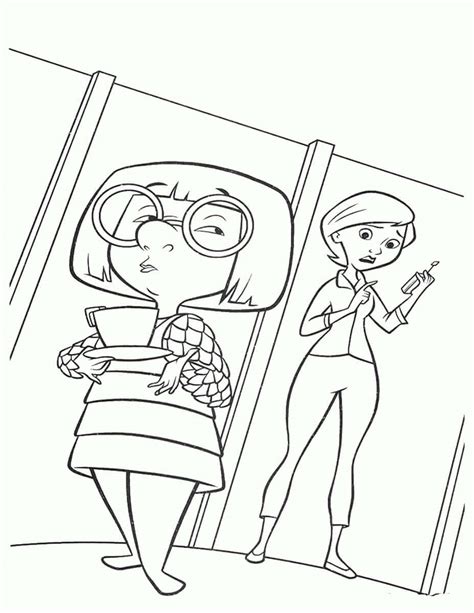 The Incredibles Violet Coloring Pages