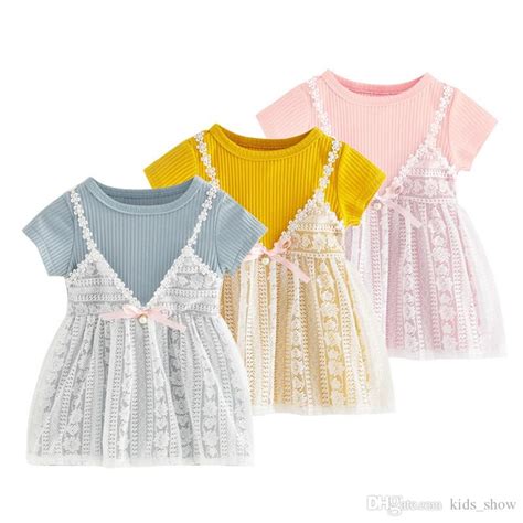 Baby Girl Lace Princess Dress Kids Girl Summer Cotton Lace Dress Infant