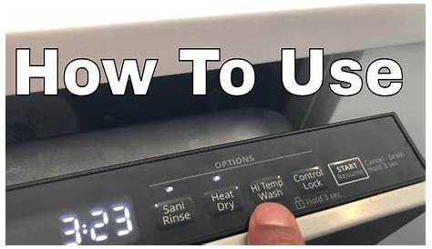 Whirlpool Dishwasher – How to Use - YouTube