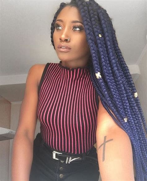 40 Braid Styles To Update Your Look Just In Time For Spring In 2020 Blue Box Braids Box