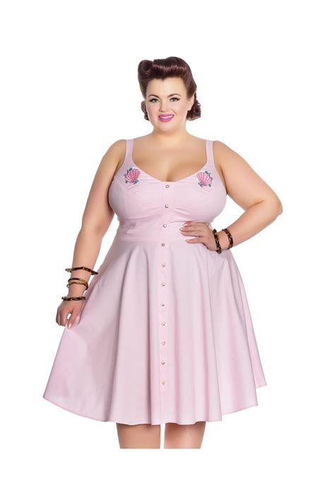 Hell Bunny Lorelei Plus Dress Attitude Clothing