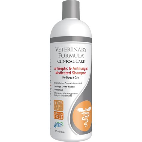 Veterinary Formula Dog Medicated Shampoo For Fungal Bacterial And