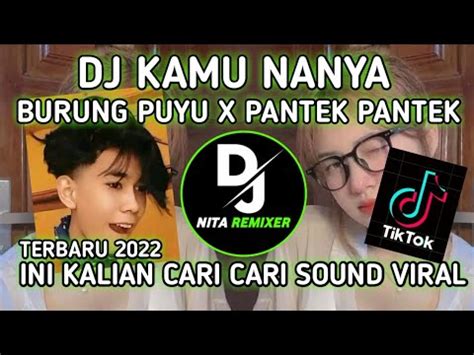 Dj Kamu Nanya X Burung Puyu X Pantek Pantek Dj Viral Tik Tok Terbaru