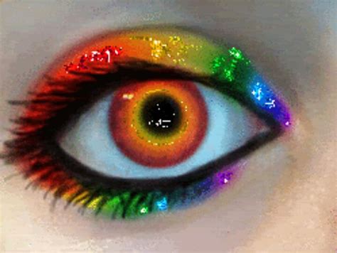 Cool Eyes Rainbow Colors Pinterest