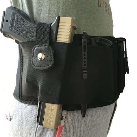 sporting goods leather gun holster waist belt pistol pouch holder right left hand new holsters