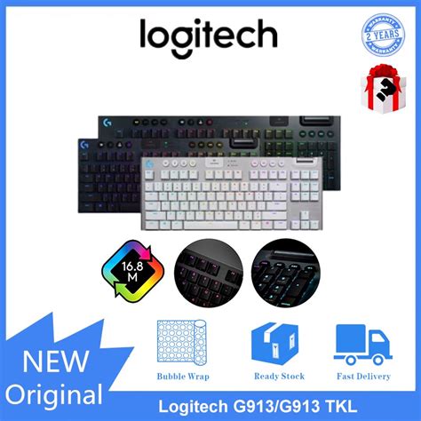 Logitech G913g913 Tkl Mechanical Gaming Keyboard 87 Keys Rgb