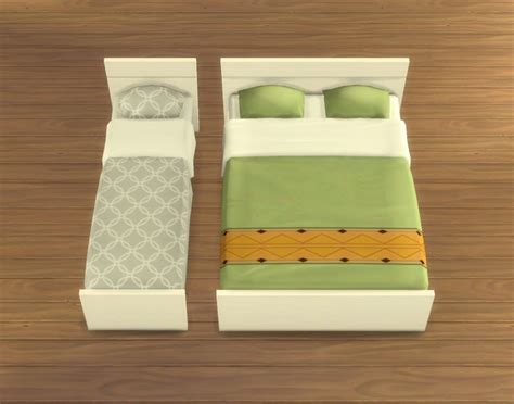 Mod The Sims Modpodteendreams Bed Frames In 2020 Sims 4 Bed Decor