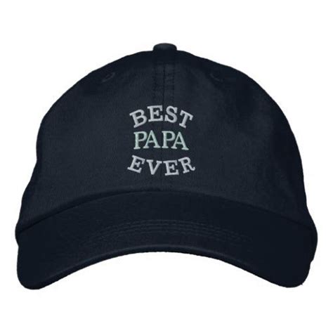 Fathers Day Best Grandpa Embroidered Hat Embroidered Baseball Caps Embroidered