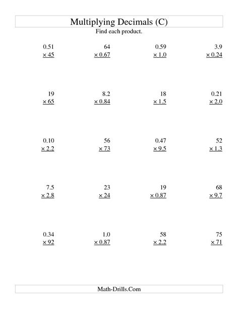 Found worksheet you are looking for? Math Worksheets For 5th Grade Multiplication Worksheet ...