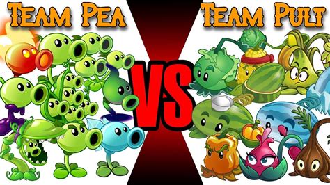 PVZ 2 Peashooter Team Vs Pult Team Level 10 Plants YouTube