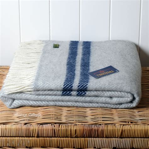 Unicorn pegasus throw blanket gray blue small medium large. Grey & Navy Wool Throw Tweedmill blanket in Fishbone Two ...