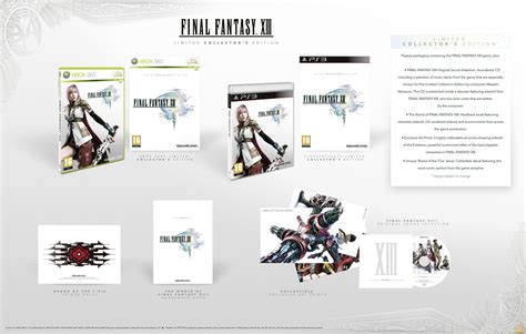 Final Fantasy Xiii Edição Limitada Para Xbox360 Yps3