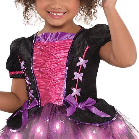 Girls Light Up Sparkle Witch Costume Party City