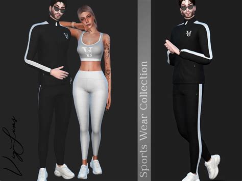 Sims 4 Set I Male Sports Wear Collection By Viy Sims The Sims Game