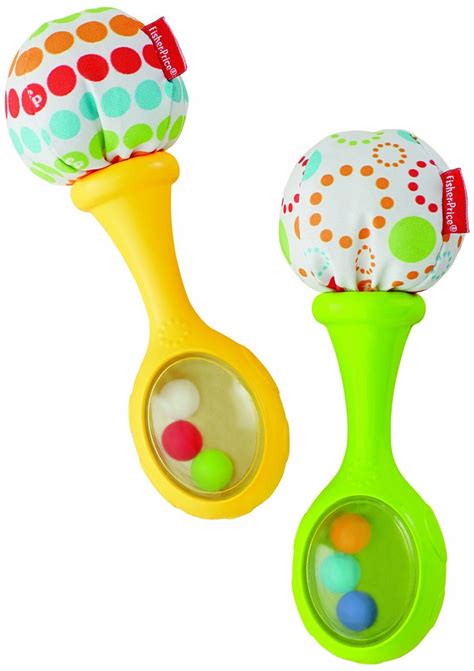 Fisher Price Shake N Rattle Maracas Baby Musical Toys Musical Toys