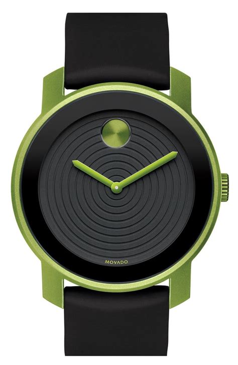 Movado Large Bold Silicone Strap Watch 44mm Nordstrom
