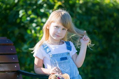 Little Girl With Long Hair Stock Photo Image Of Beautiful 152327022