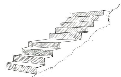 How To Draw Stairs How To Draw Stairs Step By Step Drawing