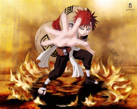 Cool Wallpaper Gaara Surrounded By Fire