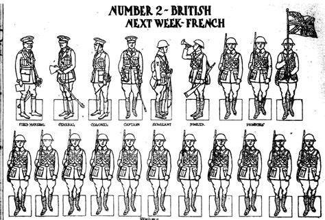 Mostly Paper Dolls Military Cut Outs Number 2 British