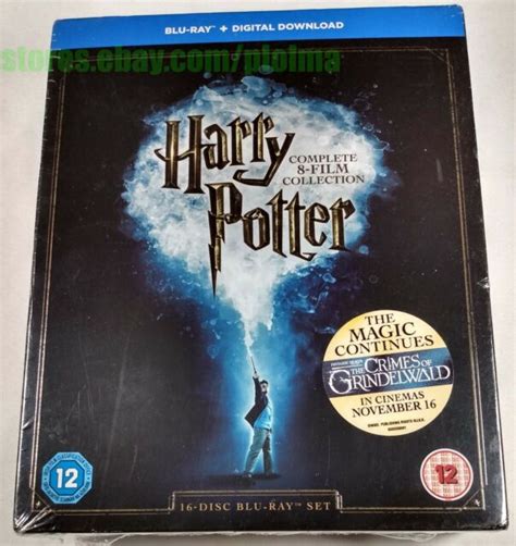Harry Potter The Complete 8 Film 16 Disc Collection Brand New Blu Ray