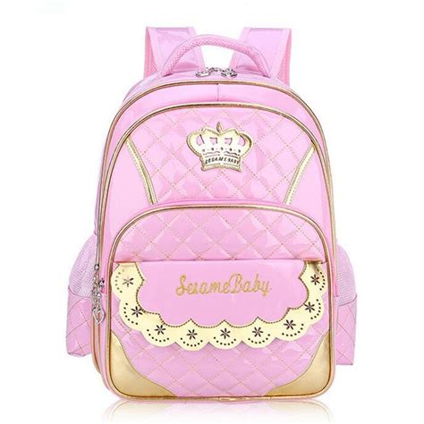 Buy 2018 Waterproof Pink Princess School Bag Children