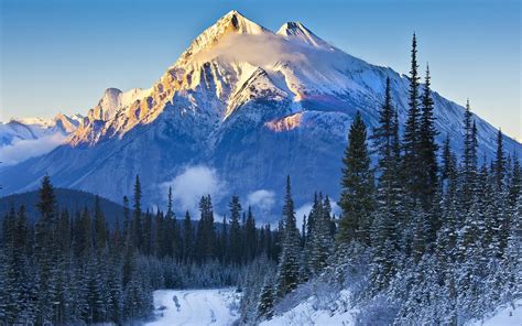 Free Download Snowy Mountain Wallpaper 27940 1280x800 For Your