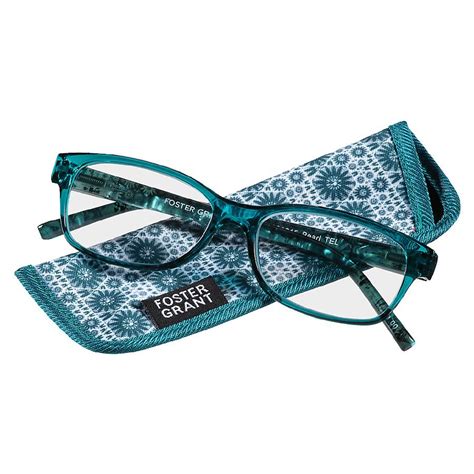 Foster Grant Pearla Reading Glasses 2 Teal Walgreens