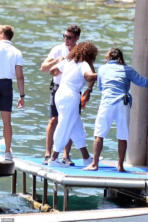 Oprah Winfrey 69 Displays Her Slimmed Down Figure As She Arrives By