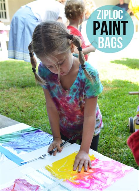 Now that you have homemade bath paint let your little one create as much washable art as they'd like! Ziploc Paintbags for Babies, Toddlers and Kids - Meri Cherry