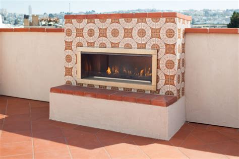 Spanish Colonial Fireplace In San Francisco Fireclay Tile