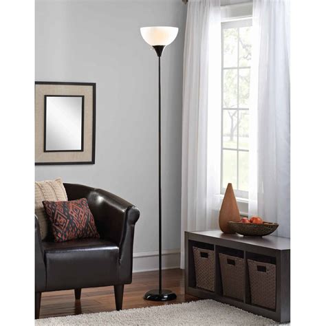 Mainstays Floor Lamp With Bulbs Included Black