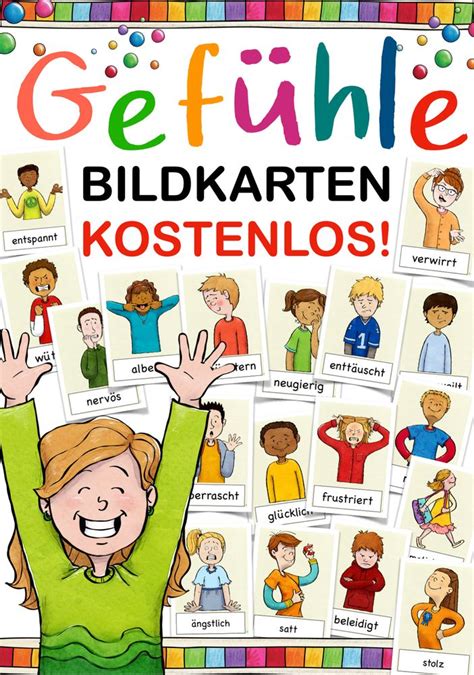 Bildkarten Zum Thema Gefühle Kinder Unterrichten Schulaktivitäten