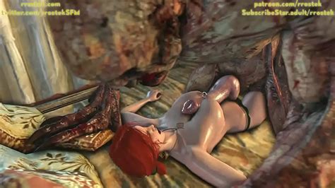 Triss Merigold Fucked Between The Tits By Ghoul Monster 3d Animation