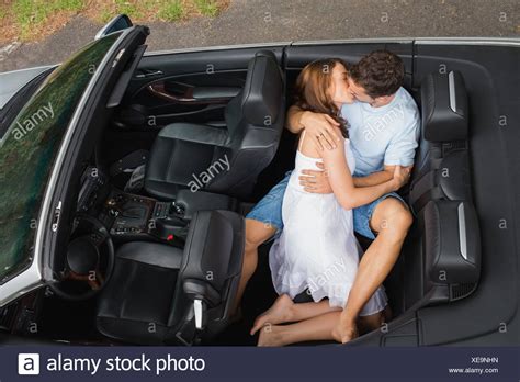 Couple Kissing In Back Car High Resolution Stock Photography And Images